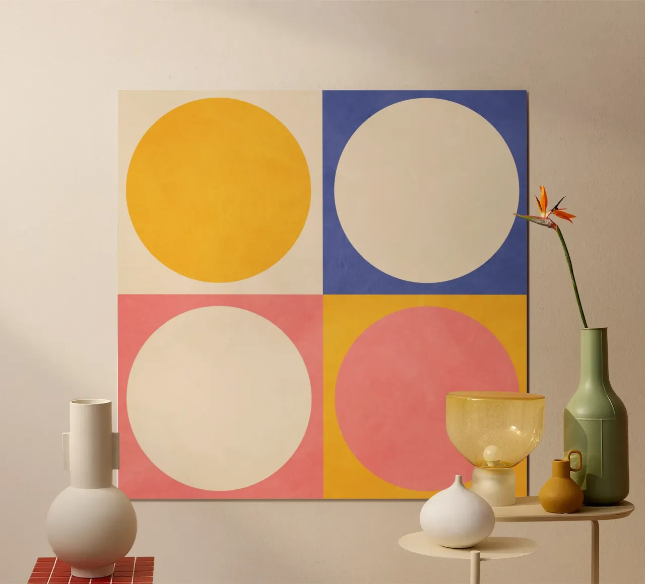 Spazio all'interno poster con telaio in plastica da lovely lines