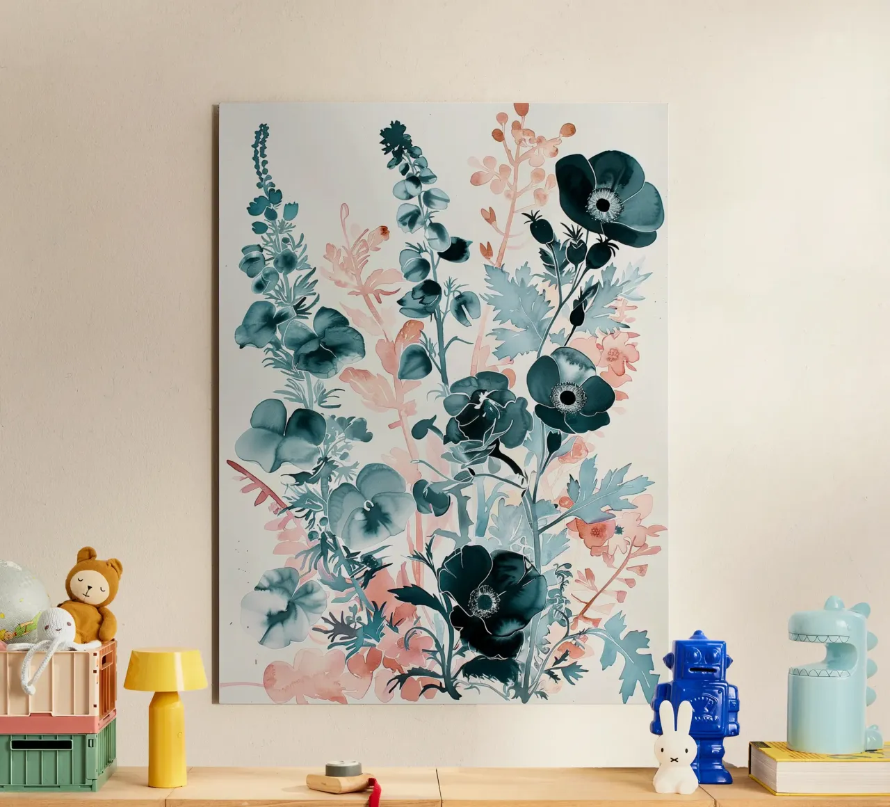 Flora Eclipse forex plate by Sophia Calder Studio