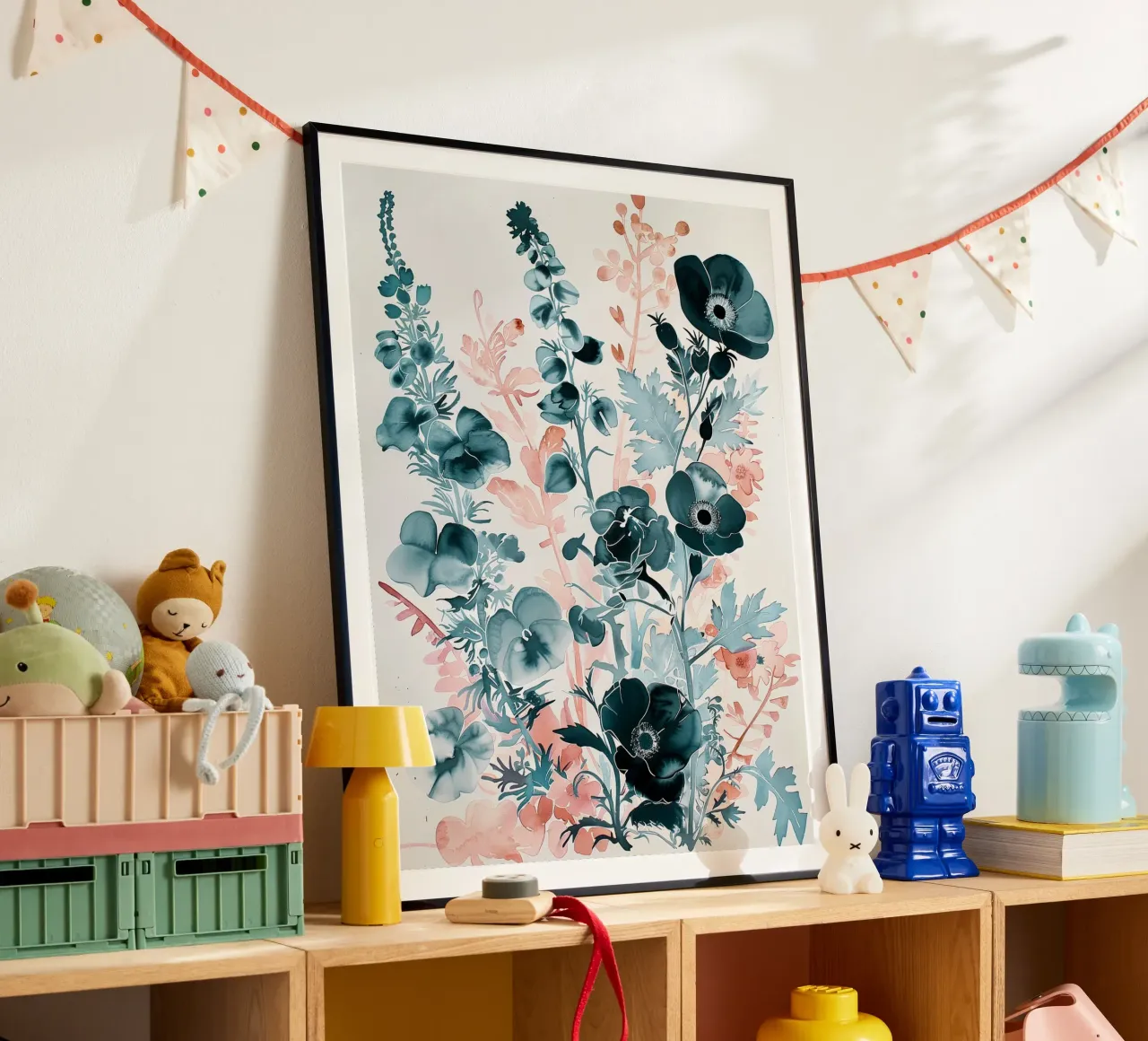 Flora Eclipse poster by Sophia Calder Studio