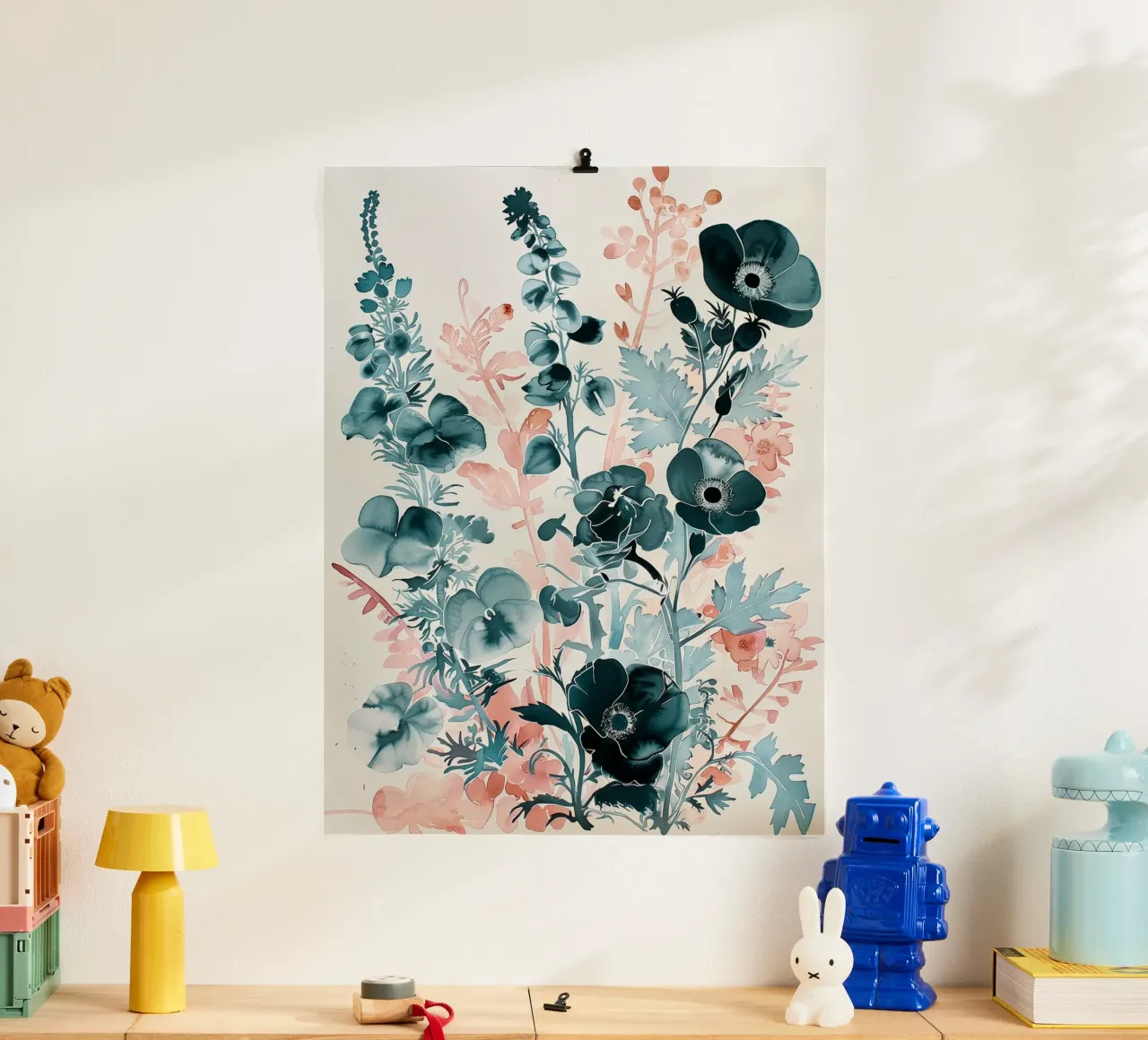 Flora Eclipse poster by Sophia Calder Studio