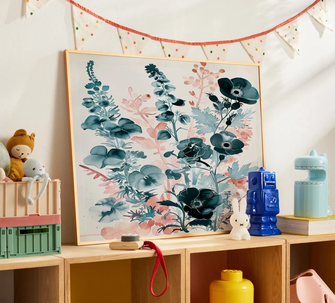 Flora Eclipse poster by Sophia Calder Studio