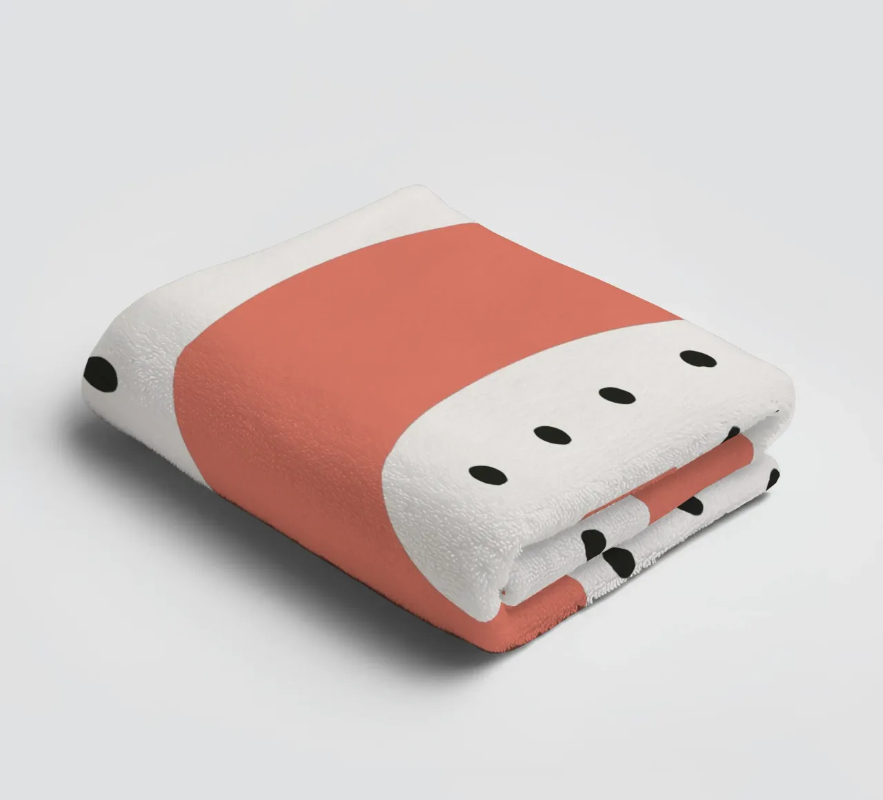 Initial G on dot pattern - Scandinavian style towel by KidzStudio