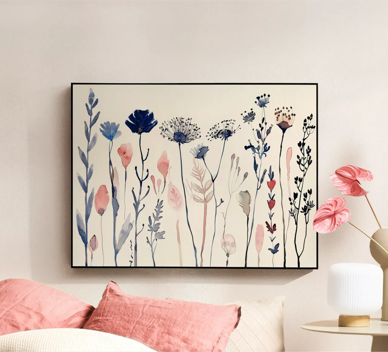 Stille Feldnotizen Acryl-Glas von Sophia Calder Studio