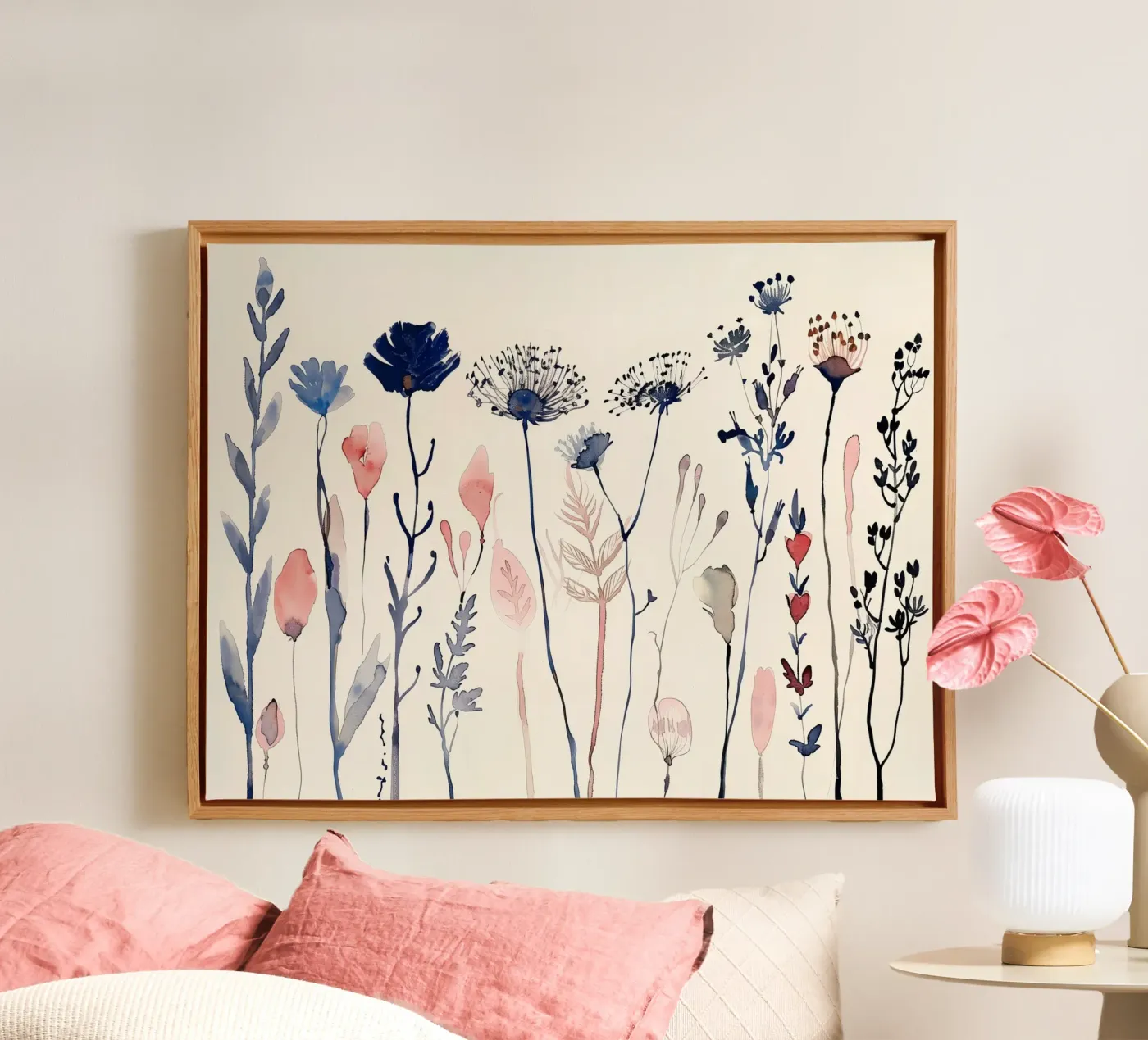 Quiet Field Notes canvas by Sophia Calder Studio