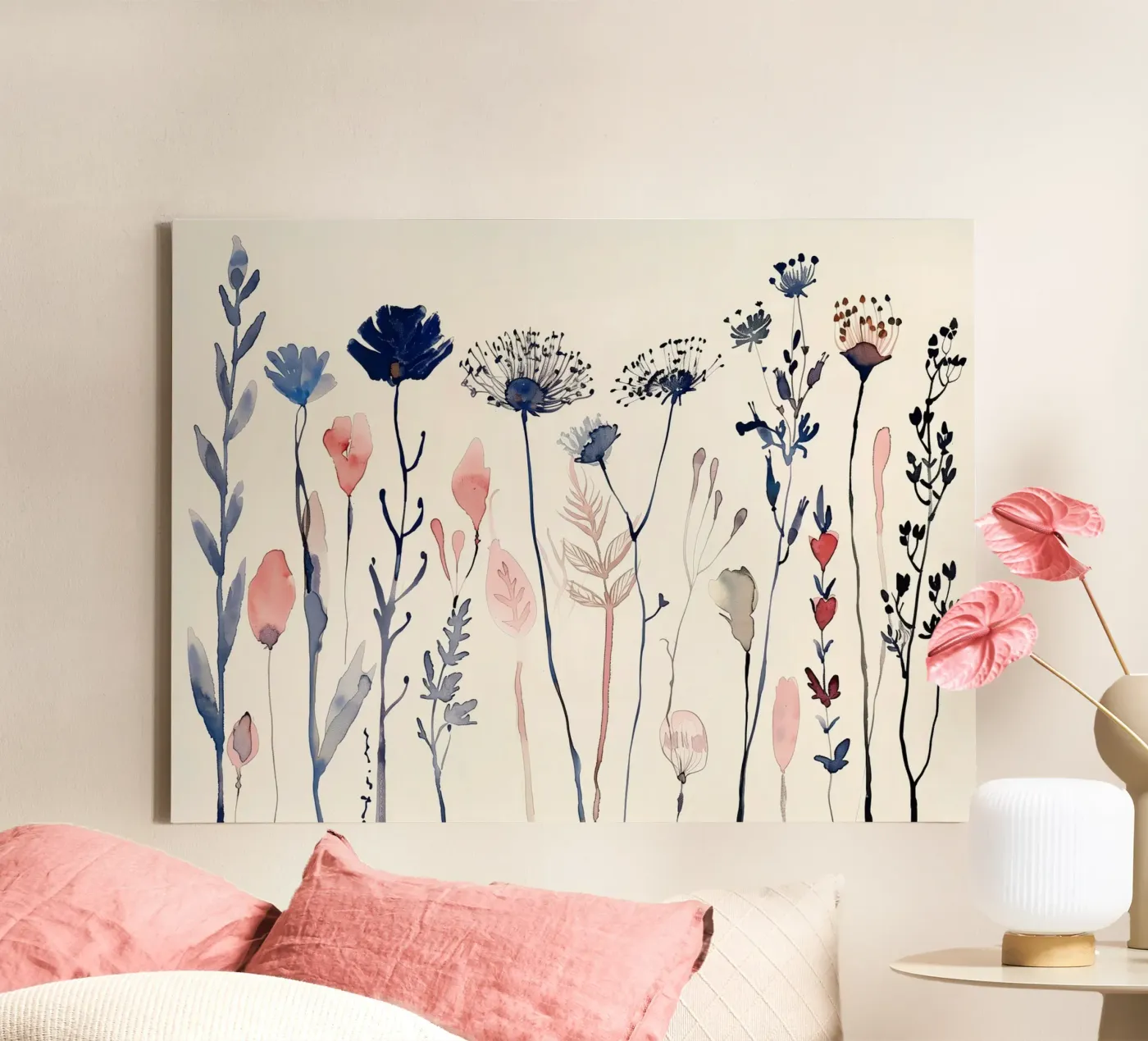 Quiet Field Notes canvas by Sophia Calder Studio