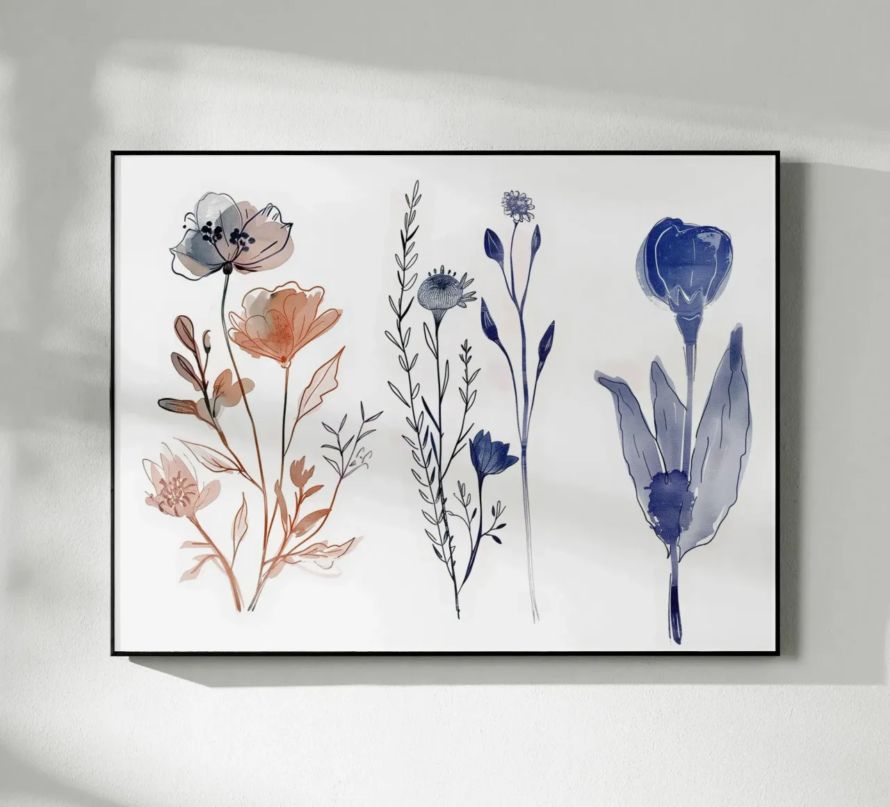 Trio in Bloom plexiglass da Sophia Calder Studio