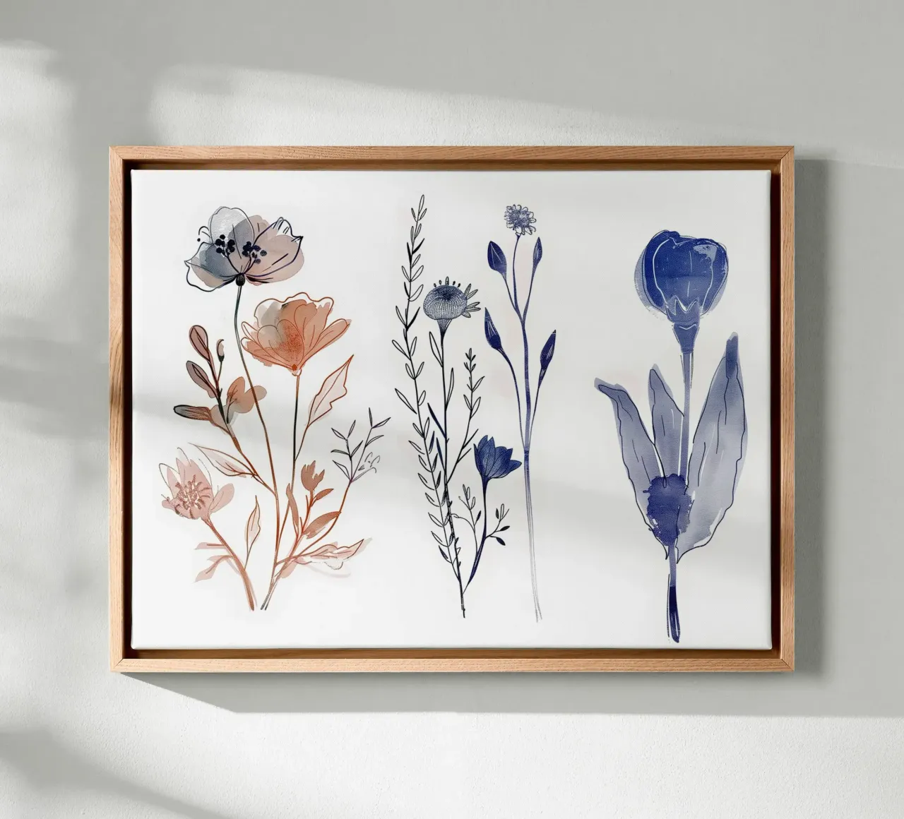 Trio in Bloom tela da Sophia Calder Studio