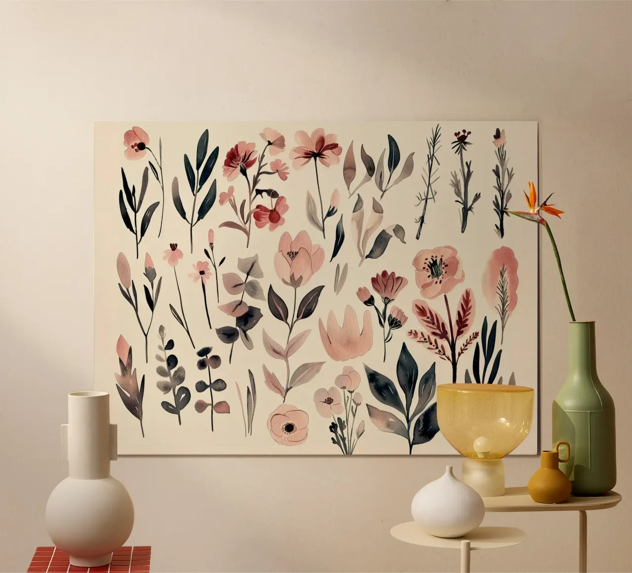 Inventario botanico carta hahnemühle da Sophia Calder Studio