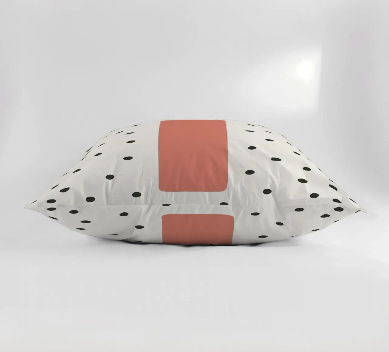 Initial I on dot pattern - Scandinavian style decorative cushion by KidzStudio