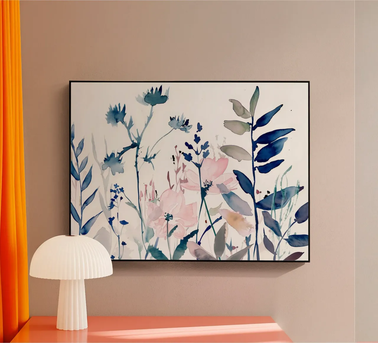 Soft Dusk Canopy acrylic glass by Sophia Calder Studio