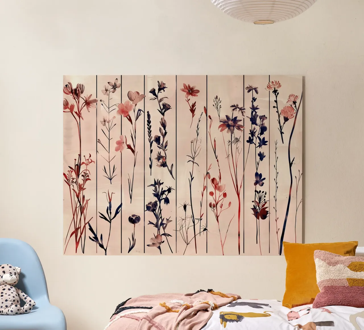 Divisorio botanico plexiglass da Sophia Calder Studio