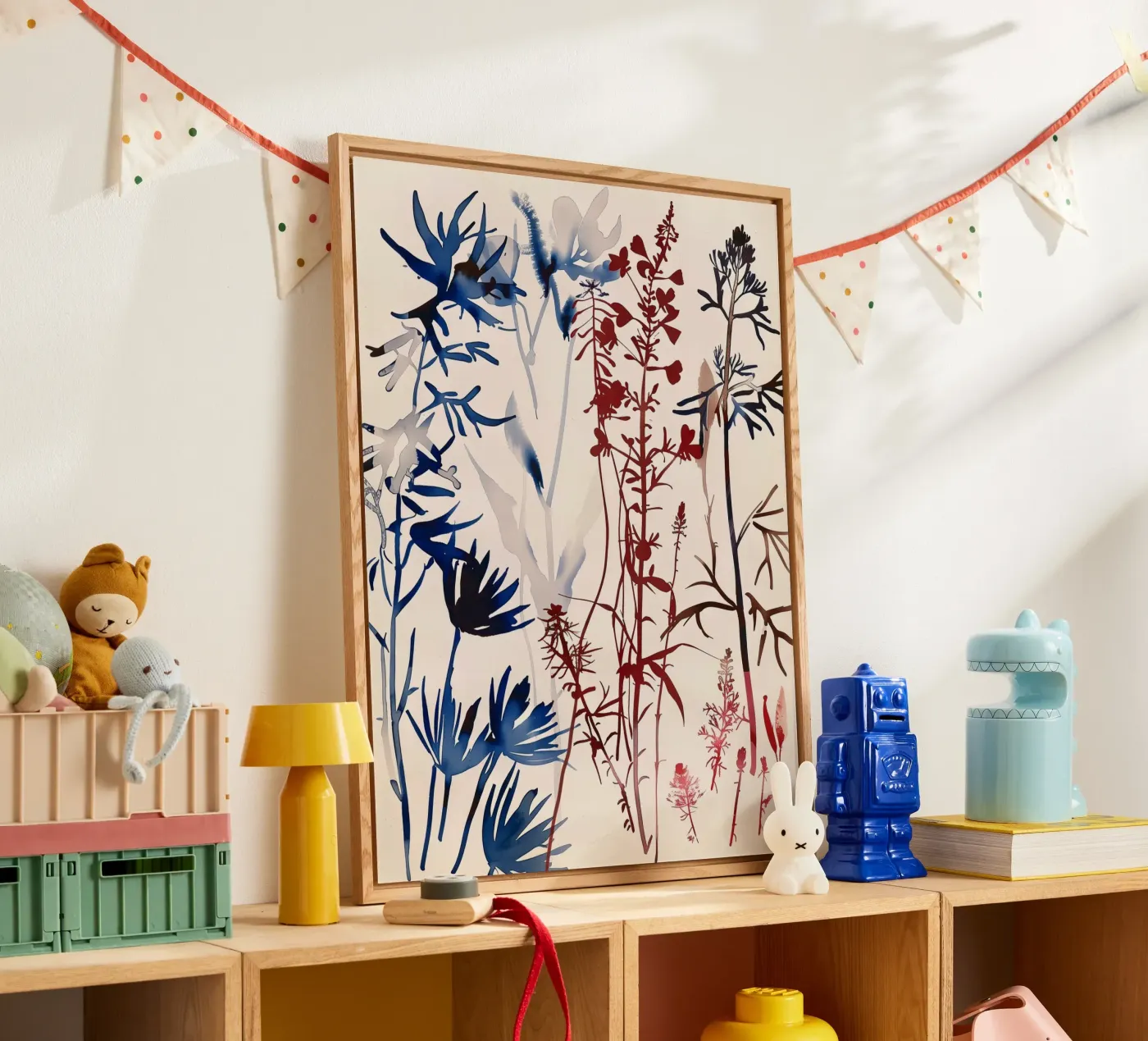 Sagome cremisi plexiglass da Sophia Calder Studio