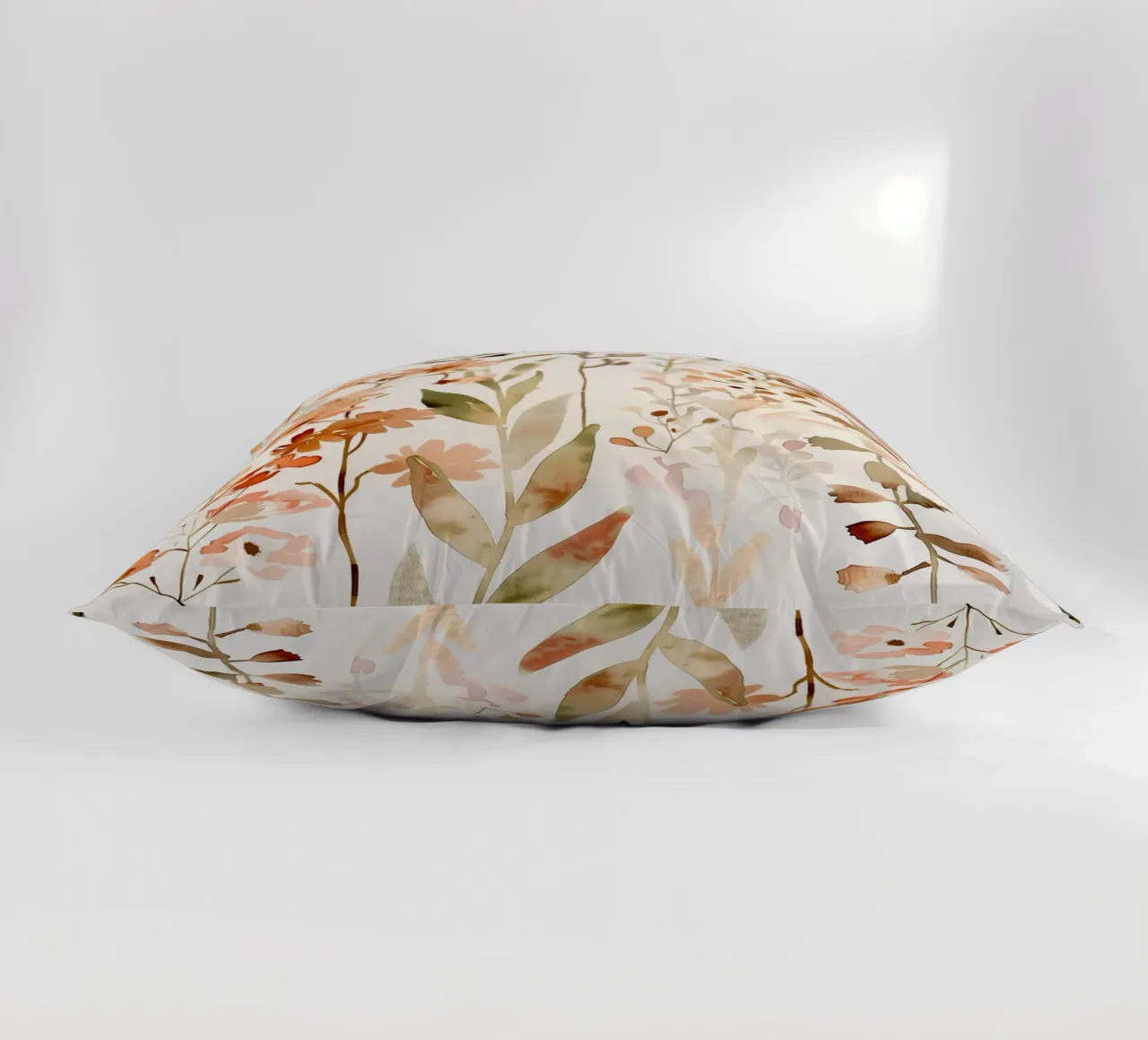Terracotta Meadow decorative cushion by Sophia Calder Studio