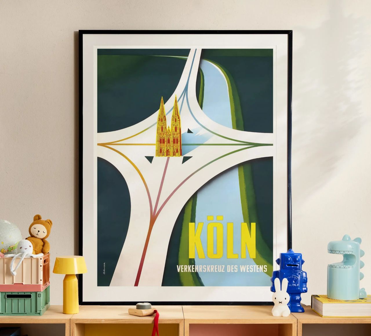 Köln Deutschland Poster von Robert Livingston