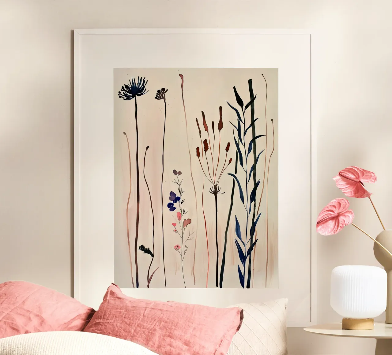 Field Stems poster by Sophia Calder Studio