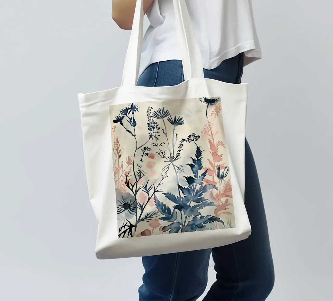 Interplay di Shadowleaf borsa in juta da Sophia Calder Studio