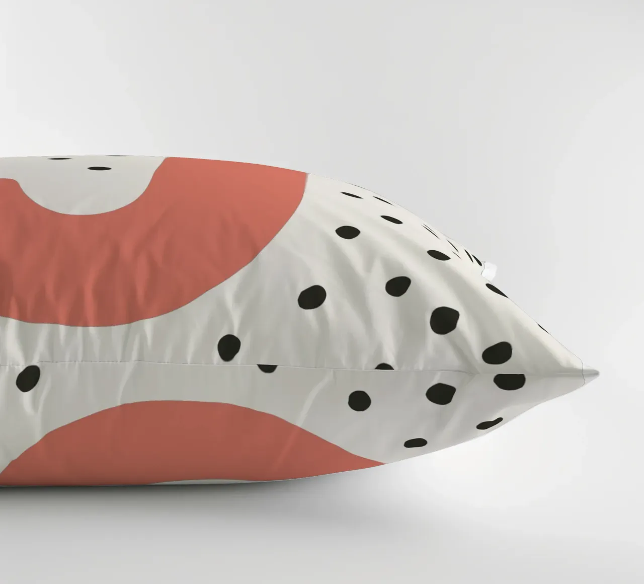 Initial J on dot pattern - Scandinavian style decorative cushion by KidzStudio