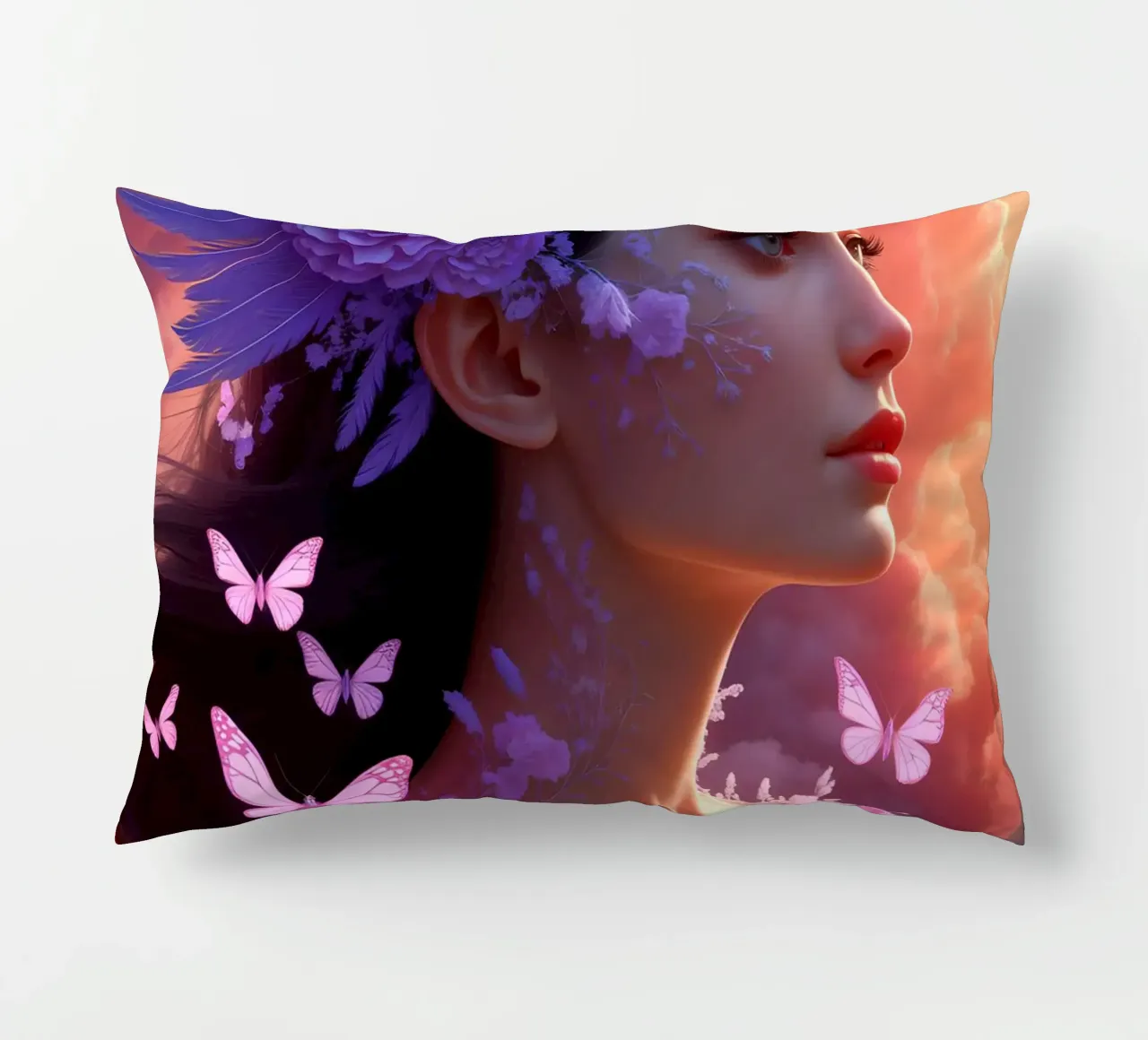Flower Beauty Women cuscino da IMAGINE ART