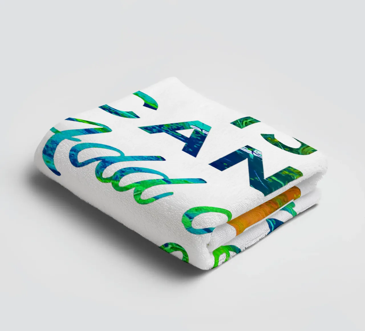 LIFE IS A CANVAS. ADD ALL THE COLOR YOU CAN. towel by Vintage Van Gogh