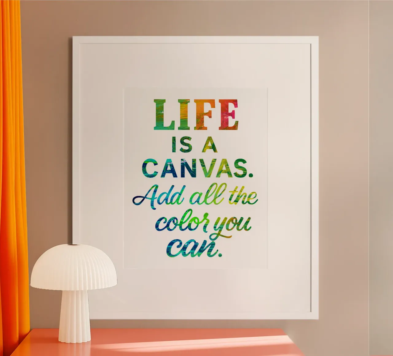 LIFE IS A CANVAS. ADD ALL THE COLOR YOU CAN. carta hahnemühle da Vintage Van Gogh