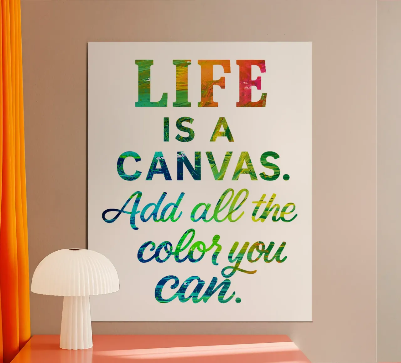 LIFE IS A CANVAS. ADD ALL THE COLOR YOU CAN. carta hahnemühle da Vintage Van Gogh
