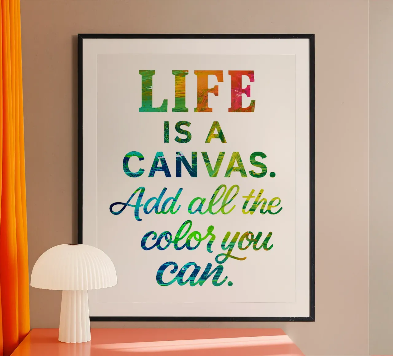 LIFE IS A CANVAS. ADD ALL THE COLOR YOU CAN. carta hahnemühle da Vintage Van Gogh