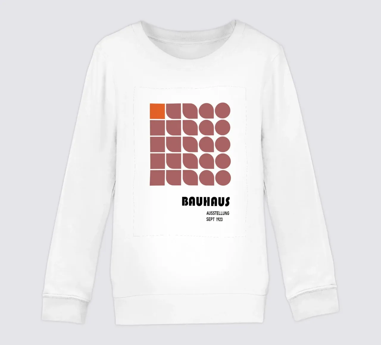 Griglia Bauhaus - Modulare e retrò moderno felpa bambino da Studio Vibe
