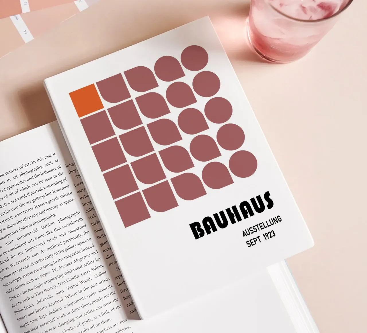 Bauhaus grid - Modular & Retro Modern notebook by Studio Vibe