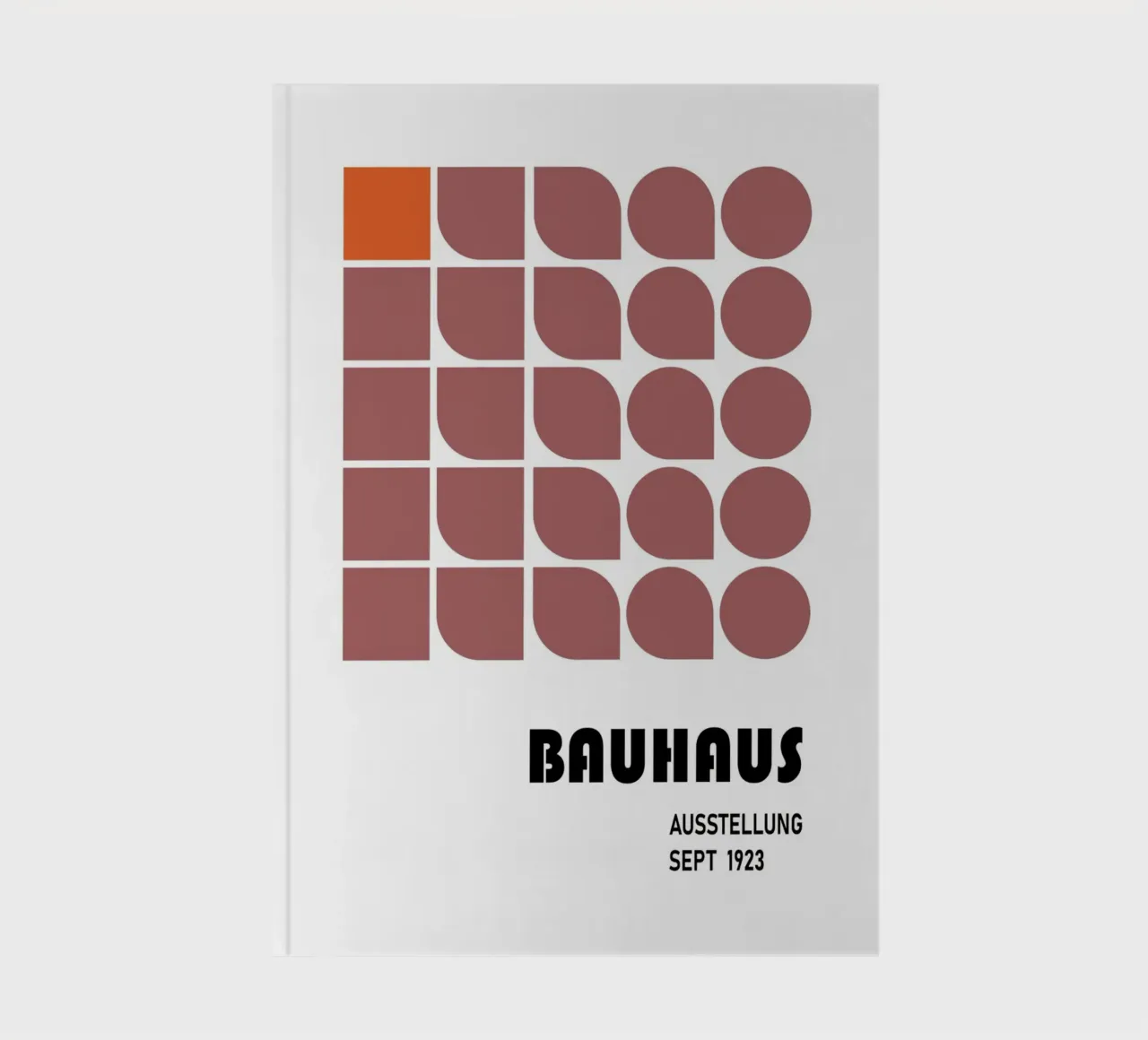Bauhaus grid - Modular & Retro Modern notebook by Studio Vibe