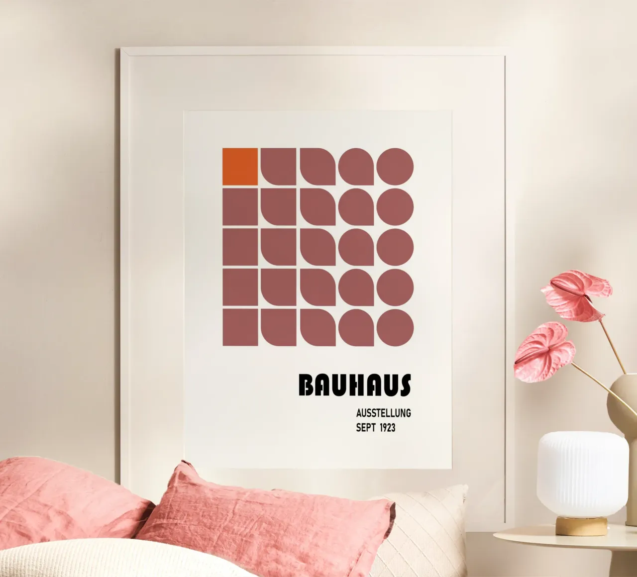Bauhaus grid - Modular & Retro Modern hahnemühle by Studio Vibe