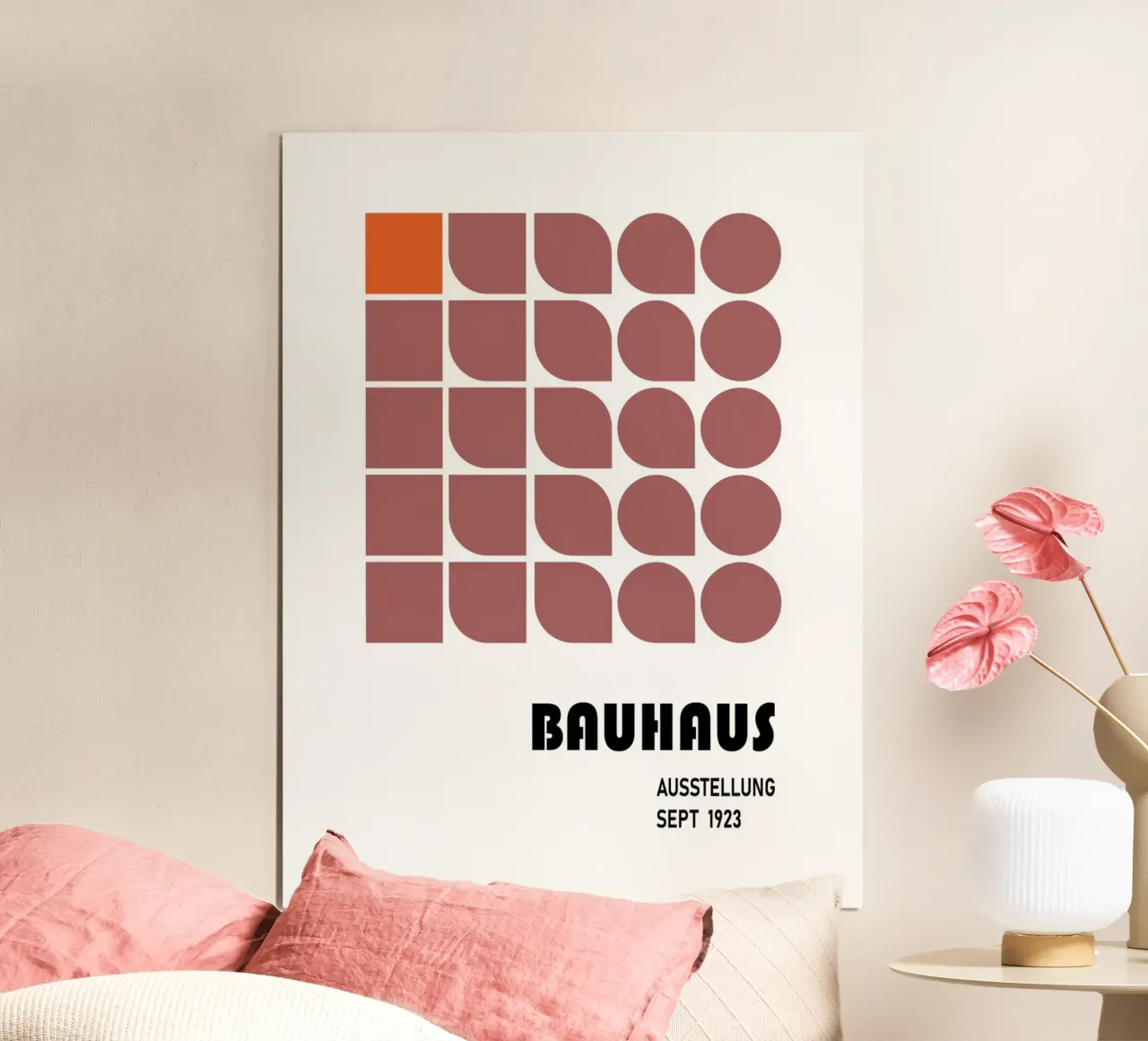 Bauhaus grid - Modular & Retro Modern hahnemühle by Studio Vibe