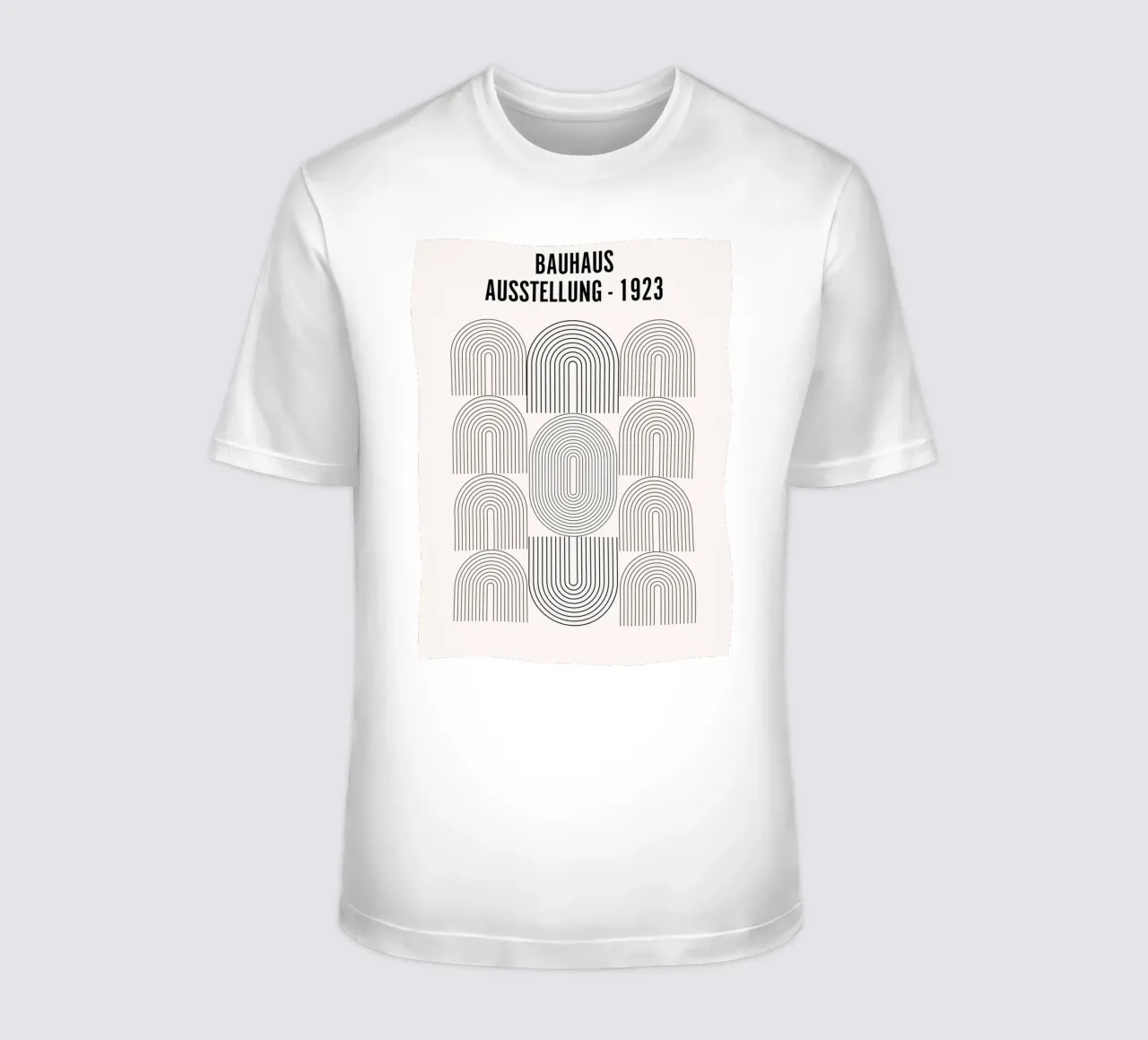 Bauhaus Line Art - Minimal Geometric t-shirt da Studio Vibe