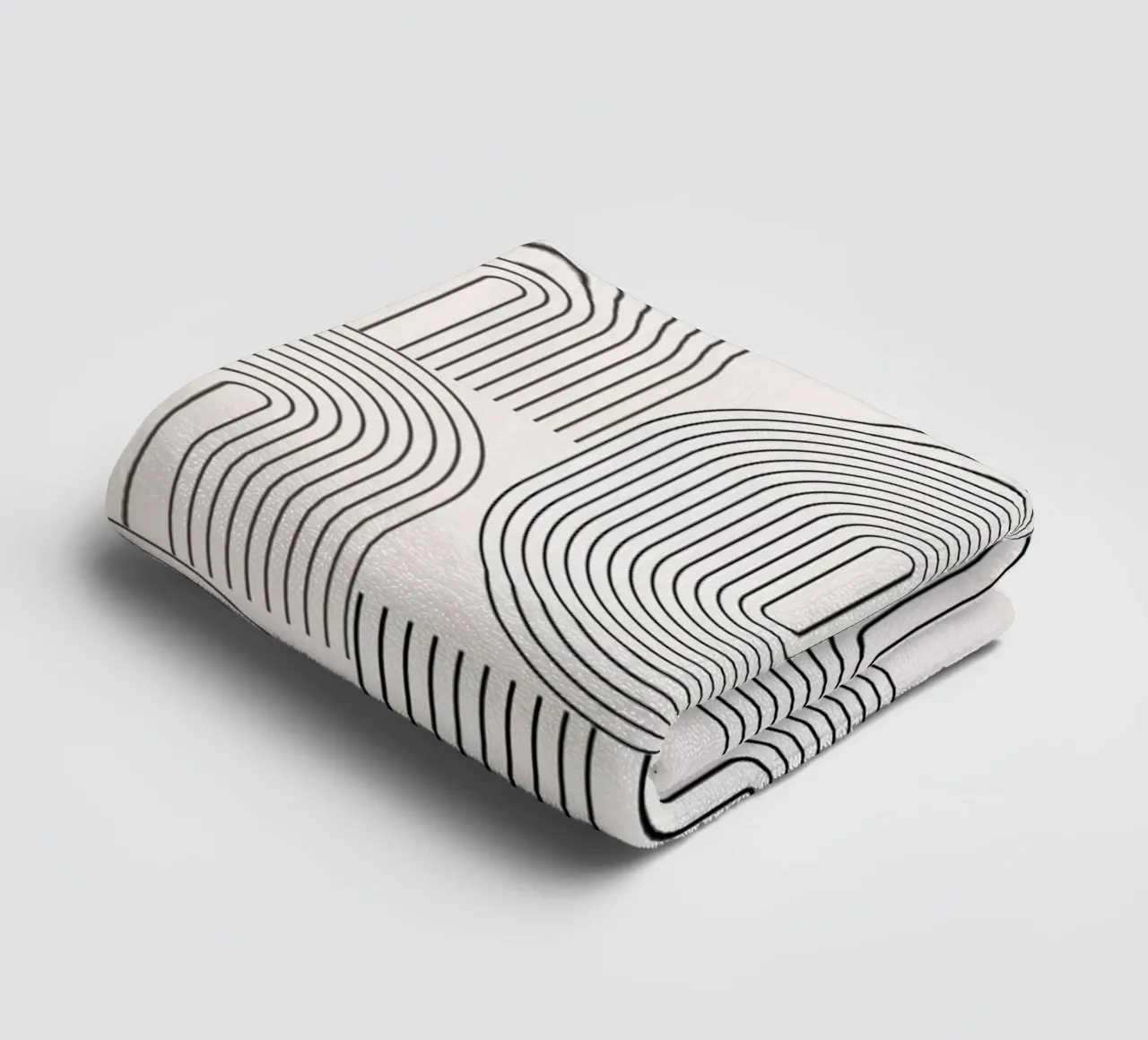 Bauhaus Line Art - Minimal Geometric asciugamano da bagno da Studio Vibe