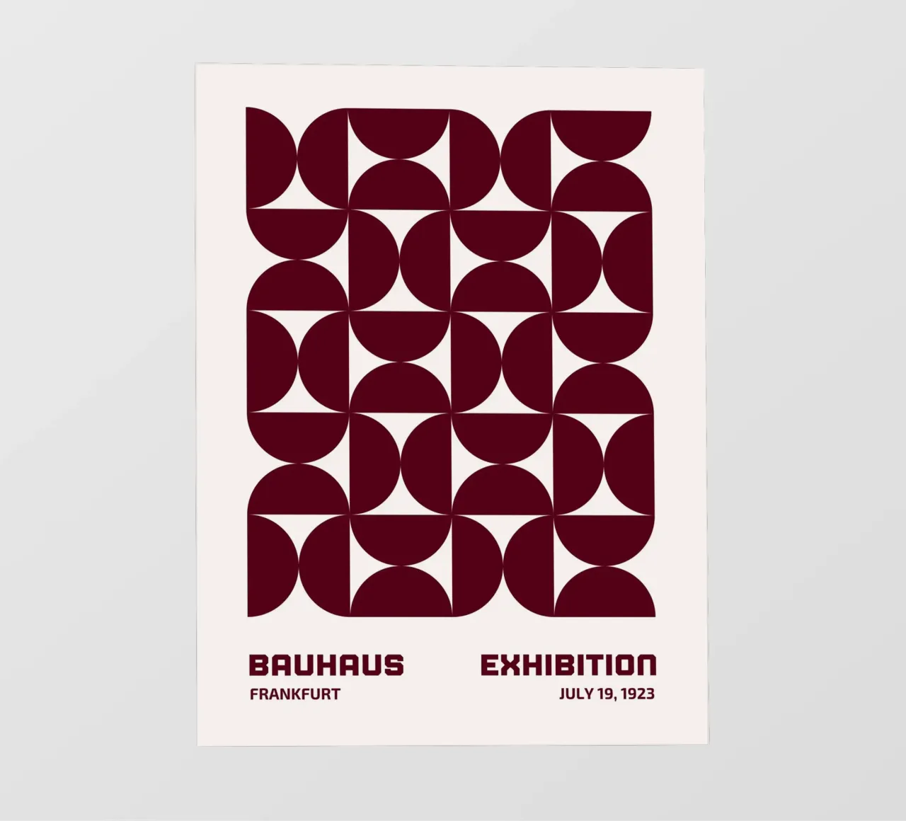 Bauhaus Modular - Abstract retro pattern pvc cover by Studio Vibe