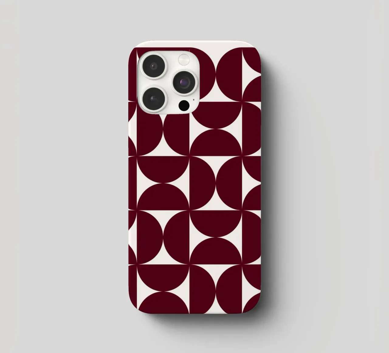 Bauhaus Modular - Abstract retro pattern iphone case by Studio Vibe