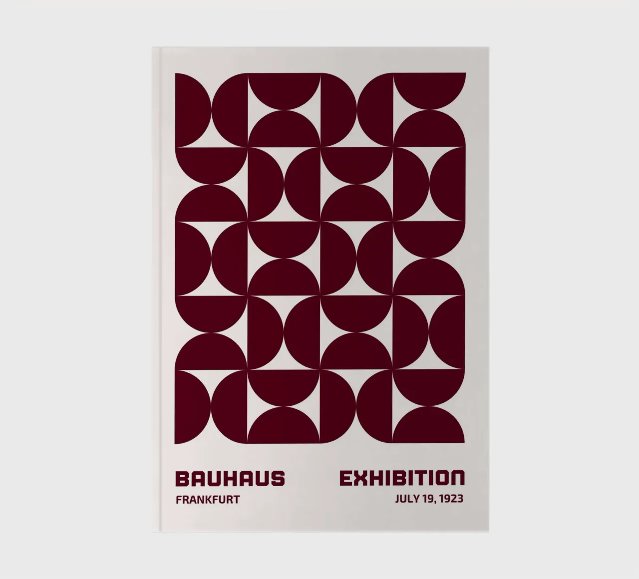 Bauhaus Modular - Abstract retro pattern notebook by Studio Vibe