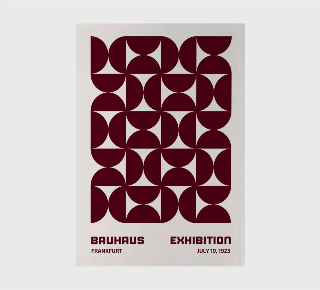 Bauhaus Modular - Abstract retro pattern notebook by Studio Vibe
