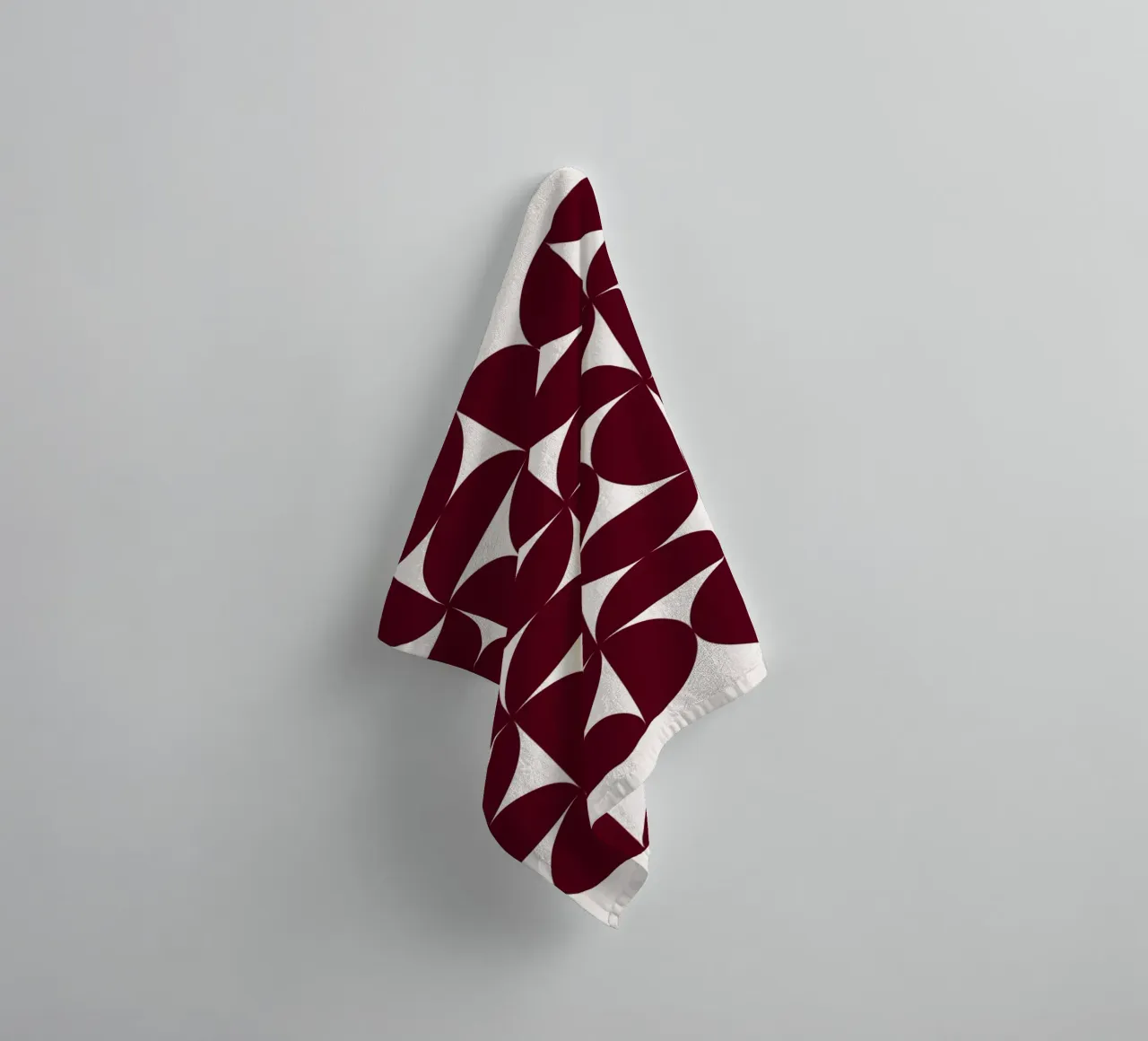 Bauhaus Modular - Abstract retro pattern towel by Studio Vibe