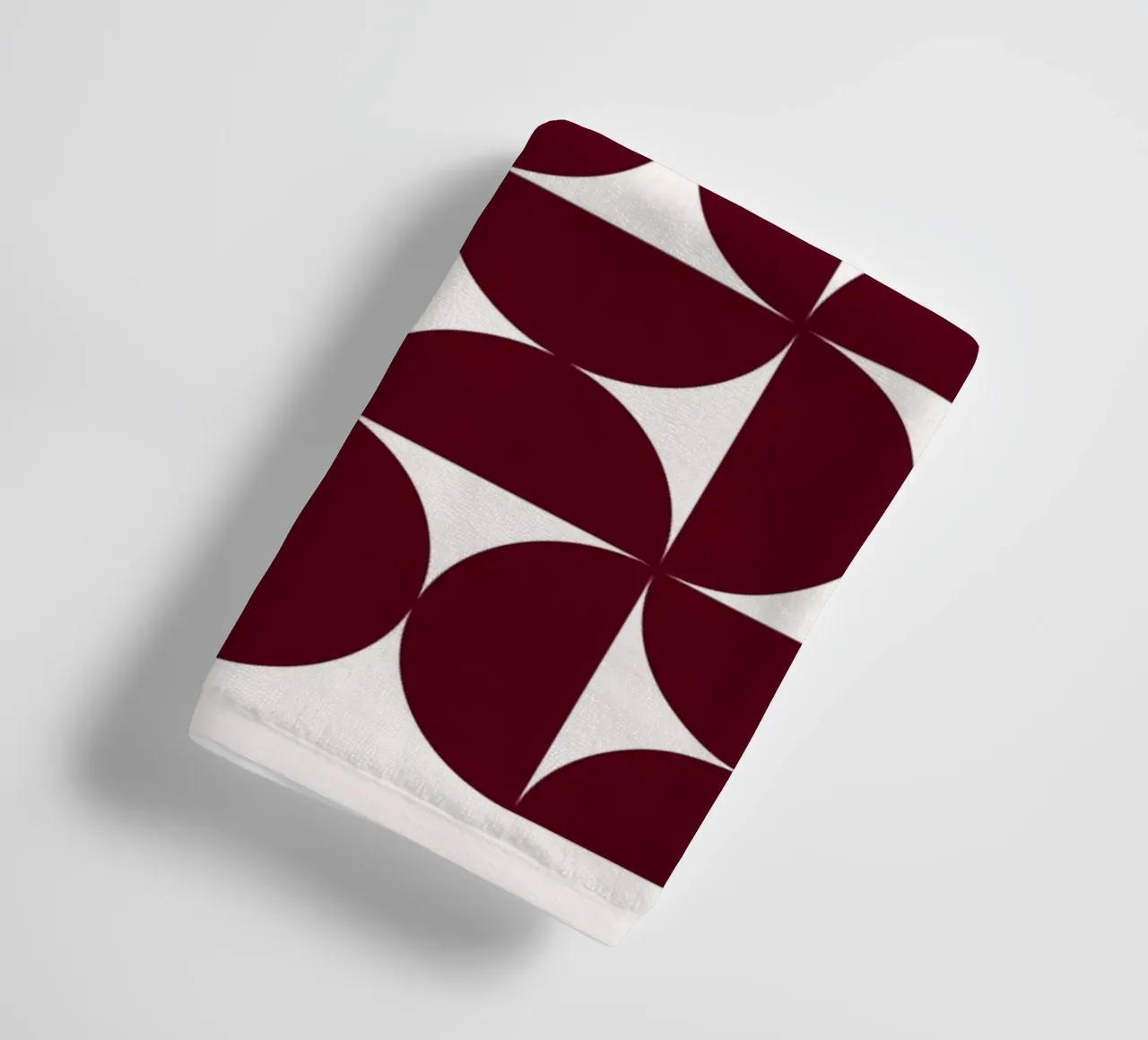 Bauhaus Modular - Abstract retro pattern towel by Studio Vibe