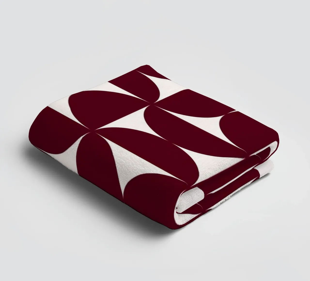 Bauhaus Modular - Abstract retro pattern towel by Studio Vibe