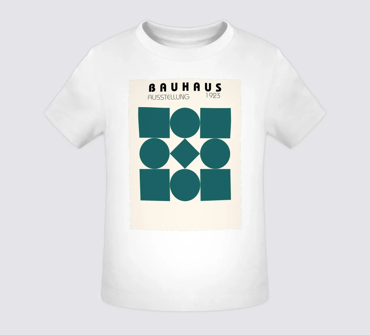 Geometria Bauhaus - design moderno e retrò maglietta neonato da Studio Vibe