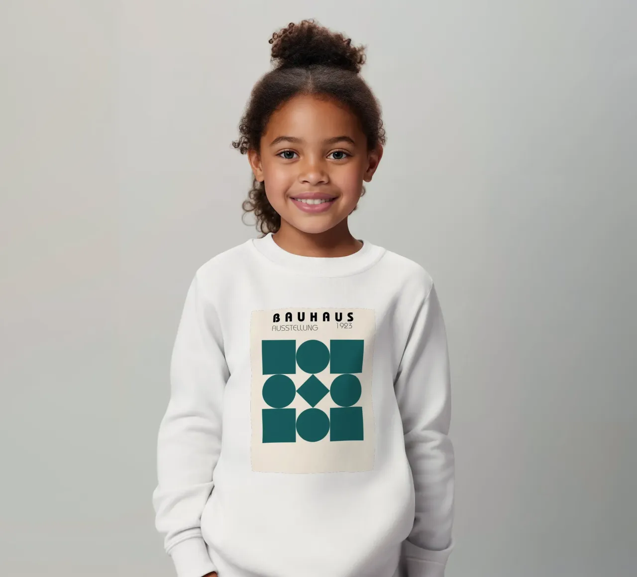 Geometria Bauhaus - design moderno e retrò felpa bambino da Studio Vibe