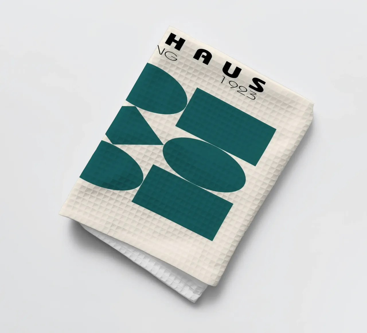 Geometria Bauhaus - design moderno e retrò canovaccio da cucina da Studio Vibe