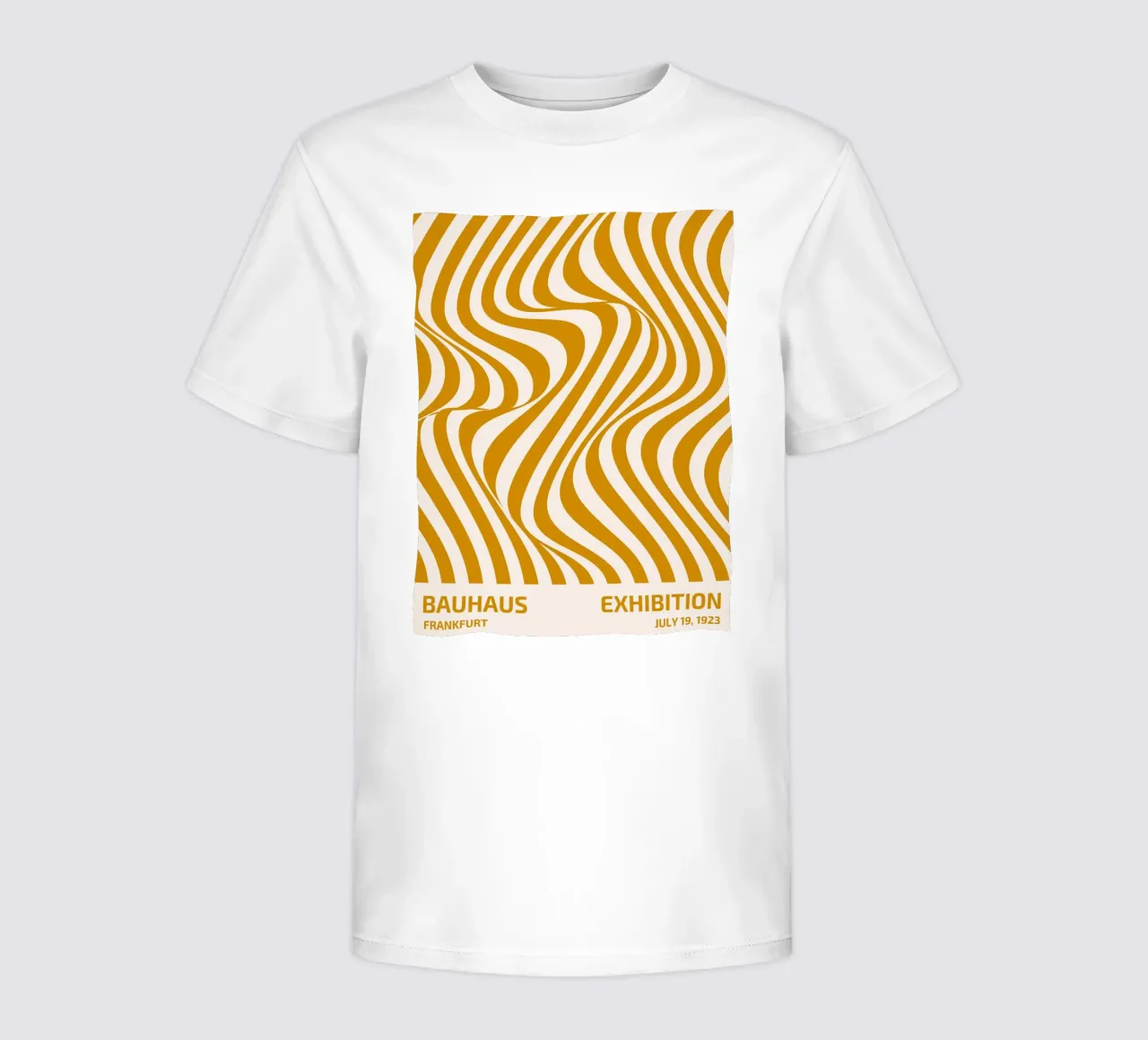 Bauhaus Wellenkunst – Retro Abstrakt Poster Kinder T-Shirt von Studio Vibe