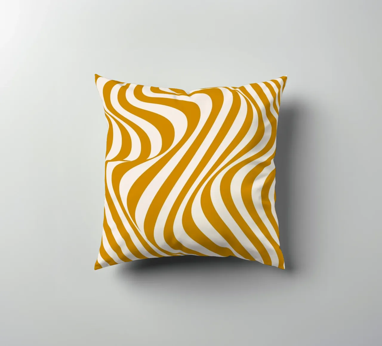 Bauhaus Wave Art - Poster astratto retrò cuscino da Studio Vibe
