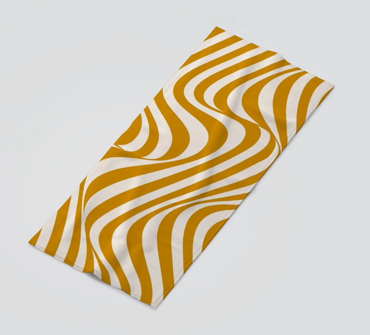 Bauhaus Wave Art - Poster astratto retrò telo mare da Studio Vibe