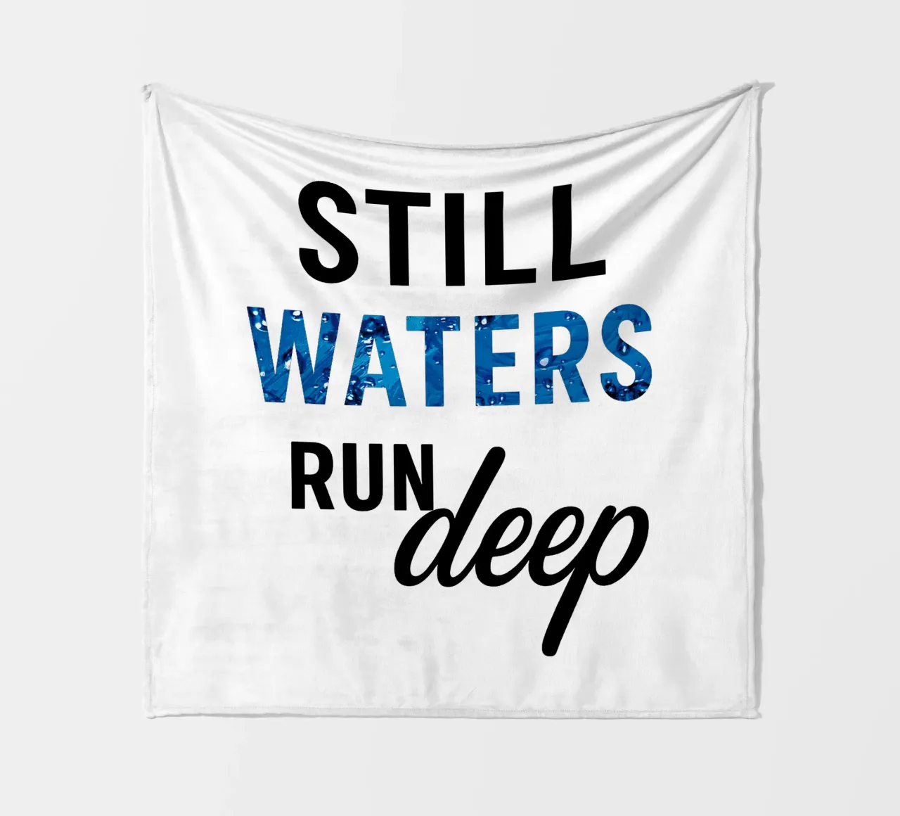STILL WATERS RUN DEEP coperta in pile da Vintage Van Gogh