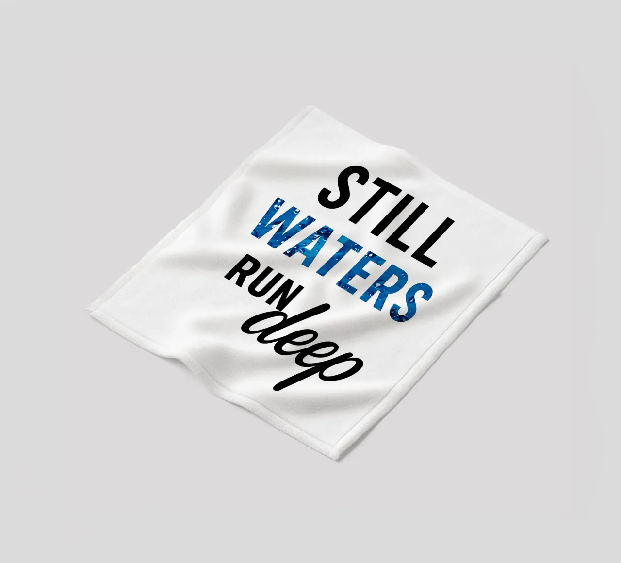 STILL WATERS RUN DEEP coperta in pile da Vintage Van Gogh