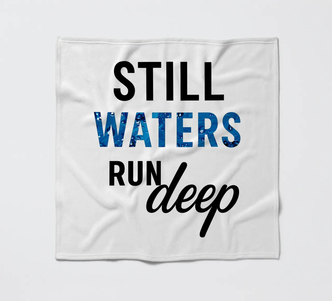STILL WATERS RUN DEEP coperta in pile da Vintage Van Gogh