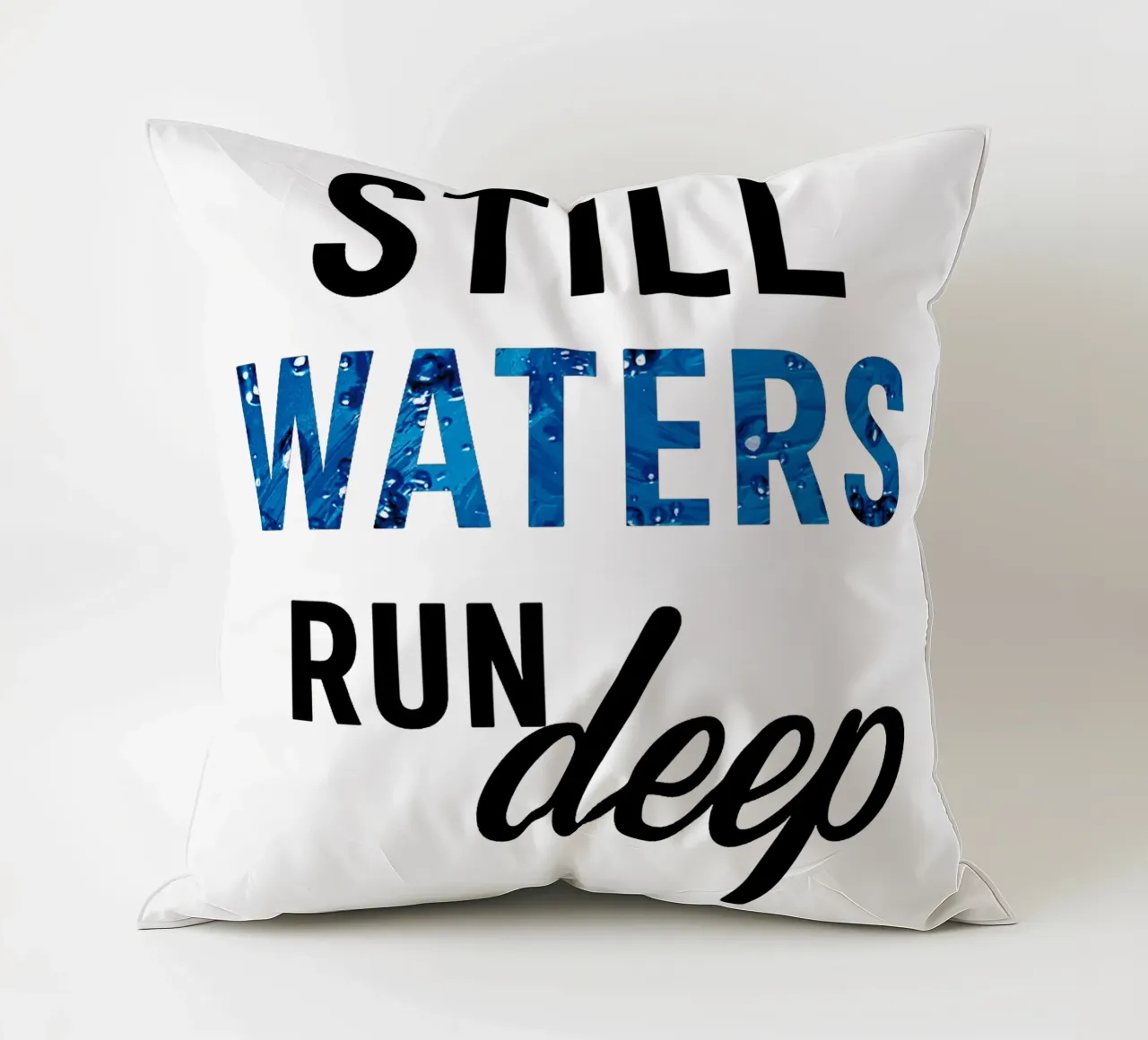 STILL WATERS RUN DEEP cuscino da Vintage Van Gogh